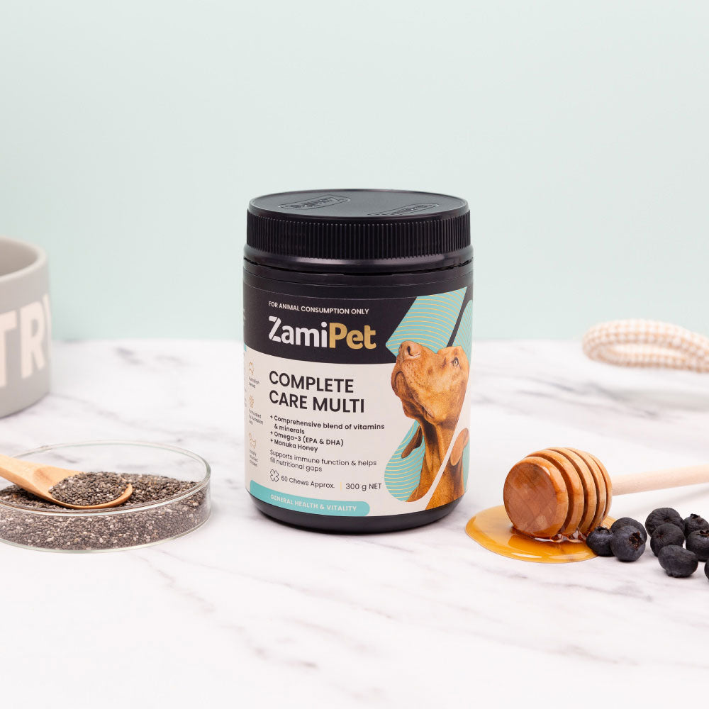 Zamipet's breakable chews make supplementing your dog easy and fun