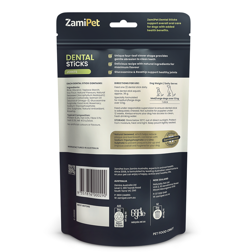 ZamiPet Dental Sticks Joints - Med/Large Dogs