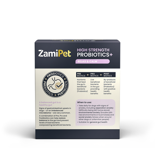 ZamiPet High Strength Probiotics+ Relax & Calm