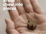 Load and play video in Gallery viewer, Short video showing that ZamiPet chews can be broken into pieces or fed to your dog whole.