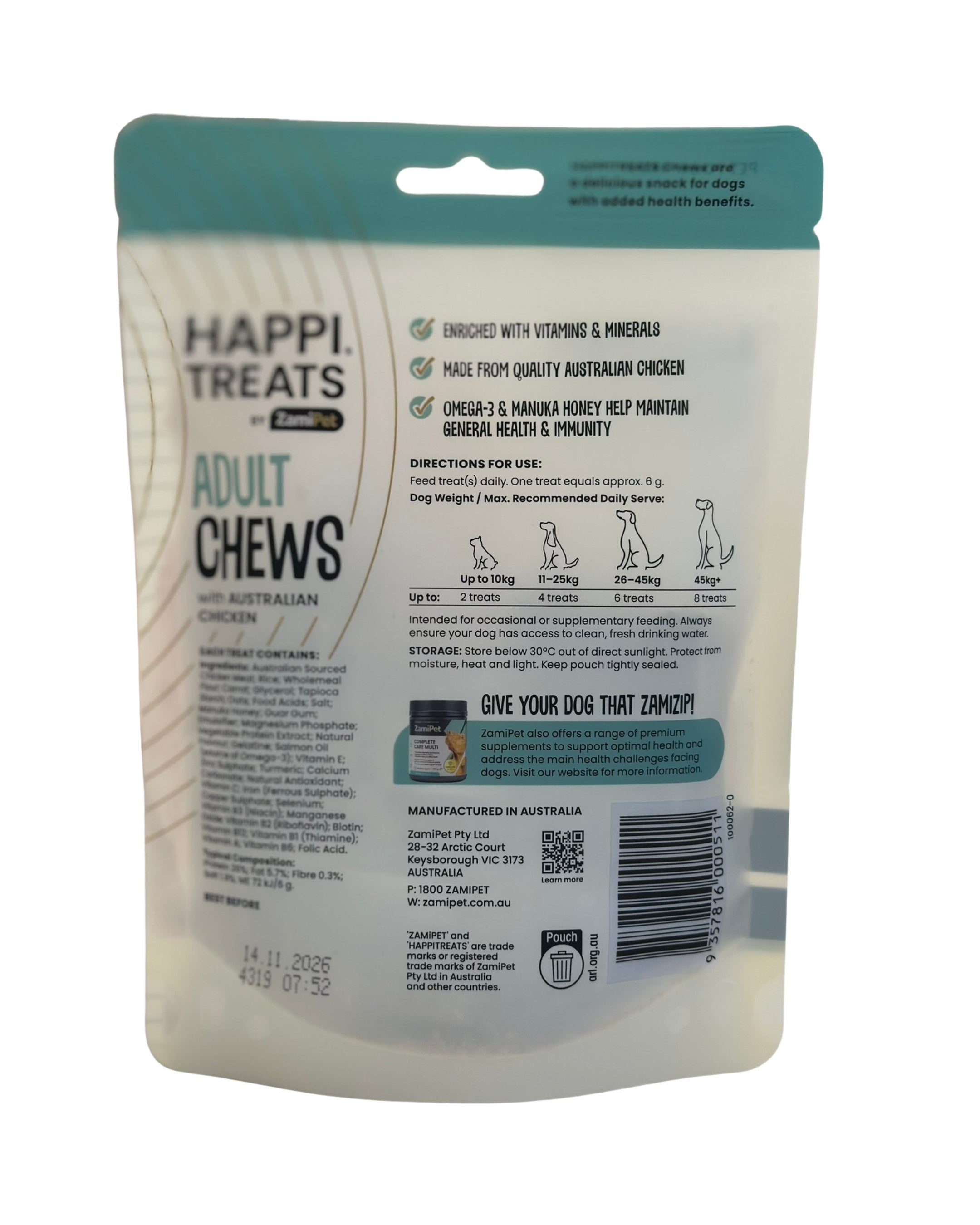 HappiTreats by ZamiPet Chews - Adult