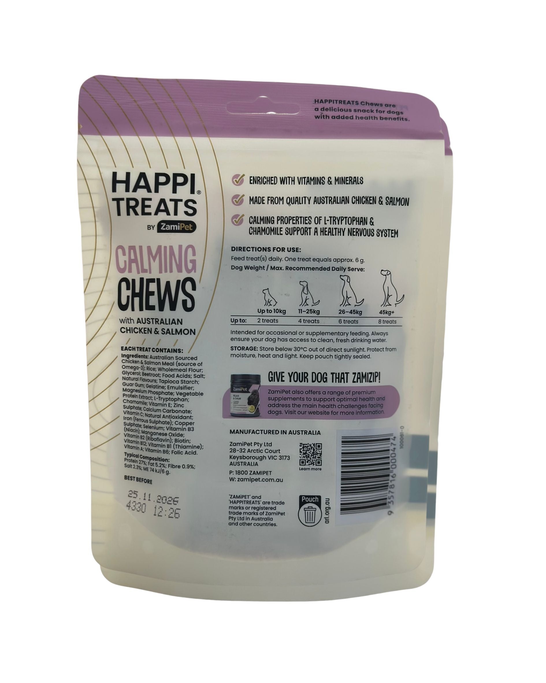HappiTreats by ZamiPet Chews - Calming