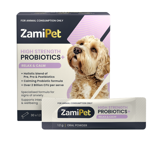 Zamipet Probiotics for Dogs Relax and Calm to Relieve Dog Anxiety ZamiPet