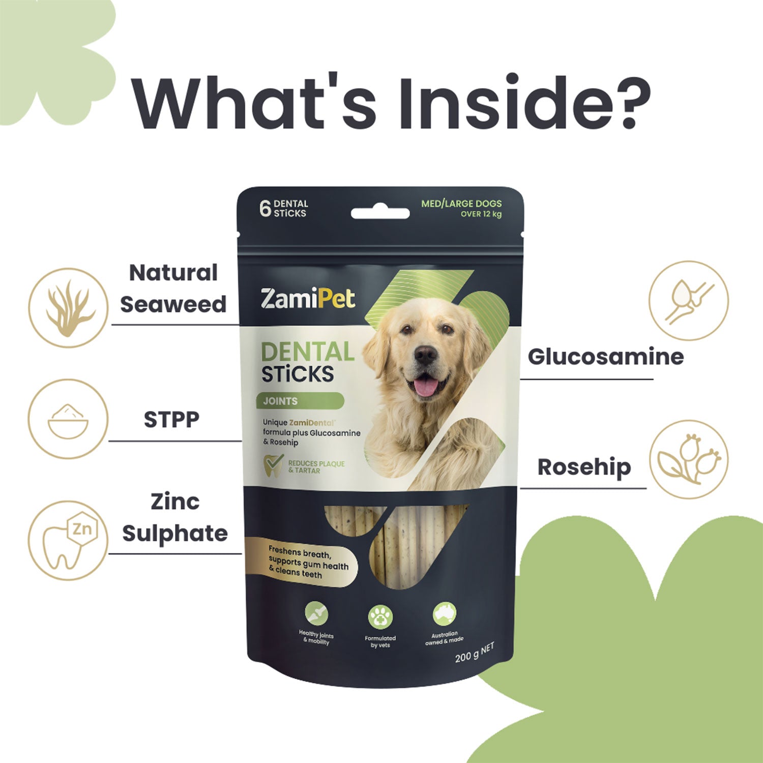 ZamiPet Dental Sticks Joints - Med/Large Dogs