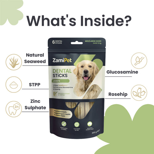 ZamiPet Dental Sticks Joints - Med/Large Dogs