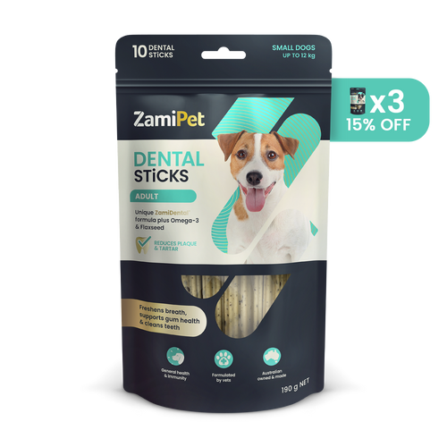 ZamiPet Dental Sticks Mega Pack for Adult Small Dogs