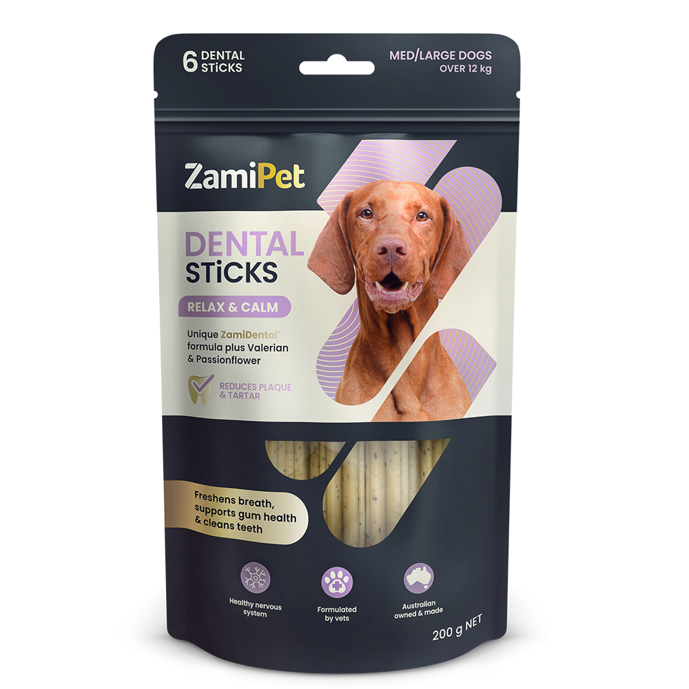 ZamiPet Dental Sticks Relax & Calm - Med/Large Dogs